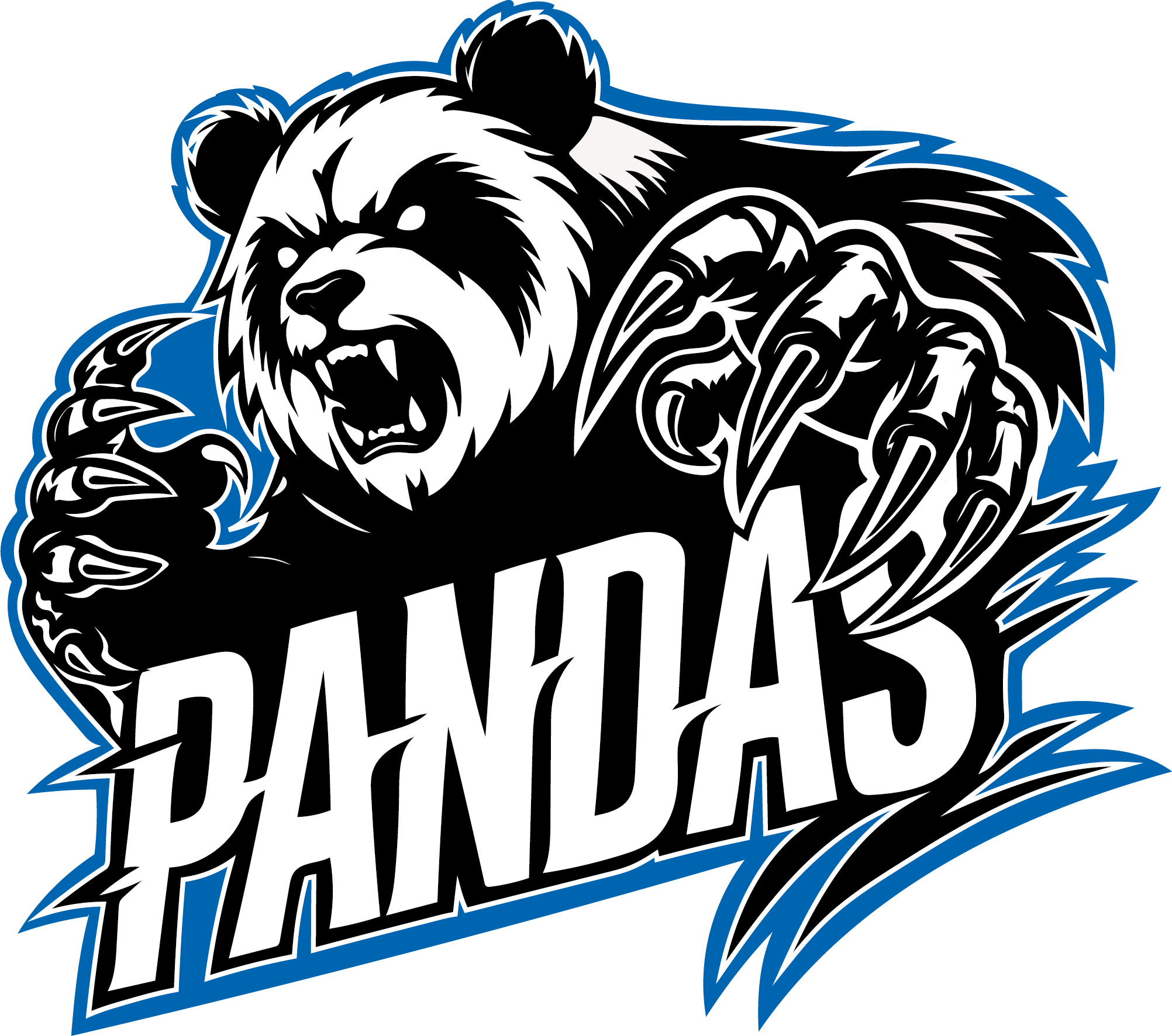 Pandas Wrestling Team Logo